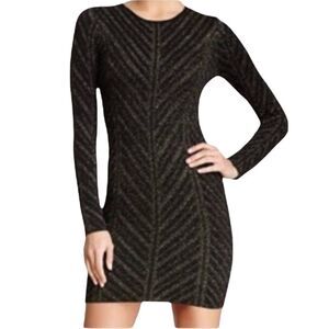 Torn by Ronny Kobo Black Sparkle Dress
